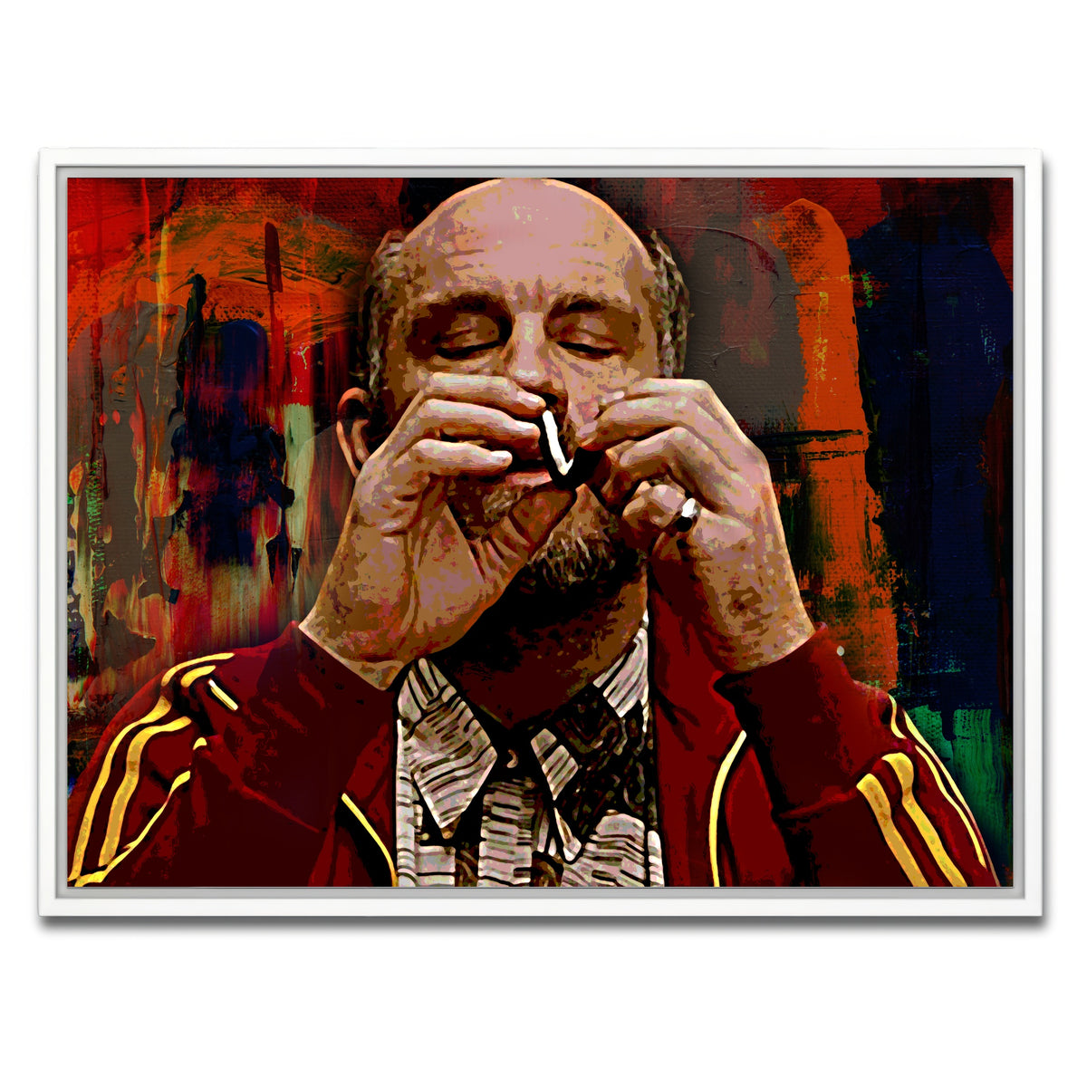 AUTO-MOCKUP WHITE | Teddy KGB | 1 Piece | White Framed Canvas | group=4x3