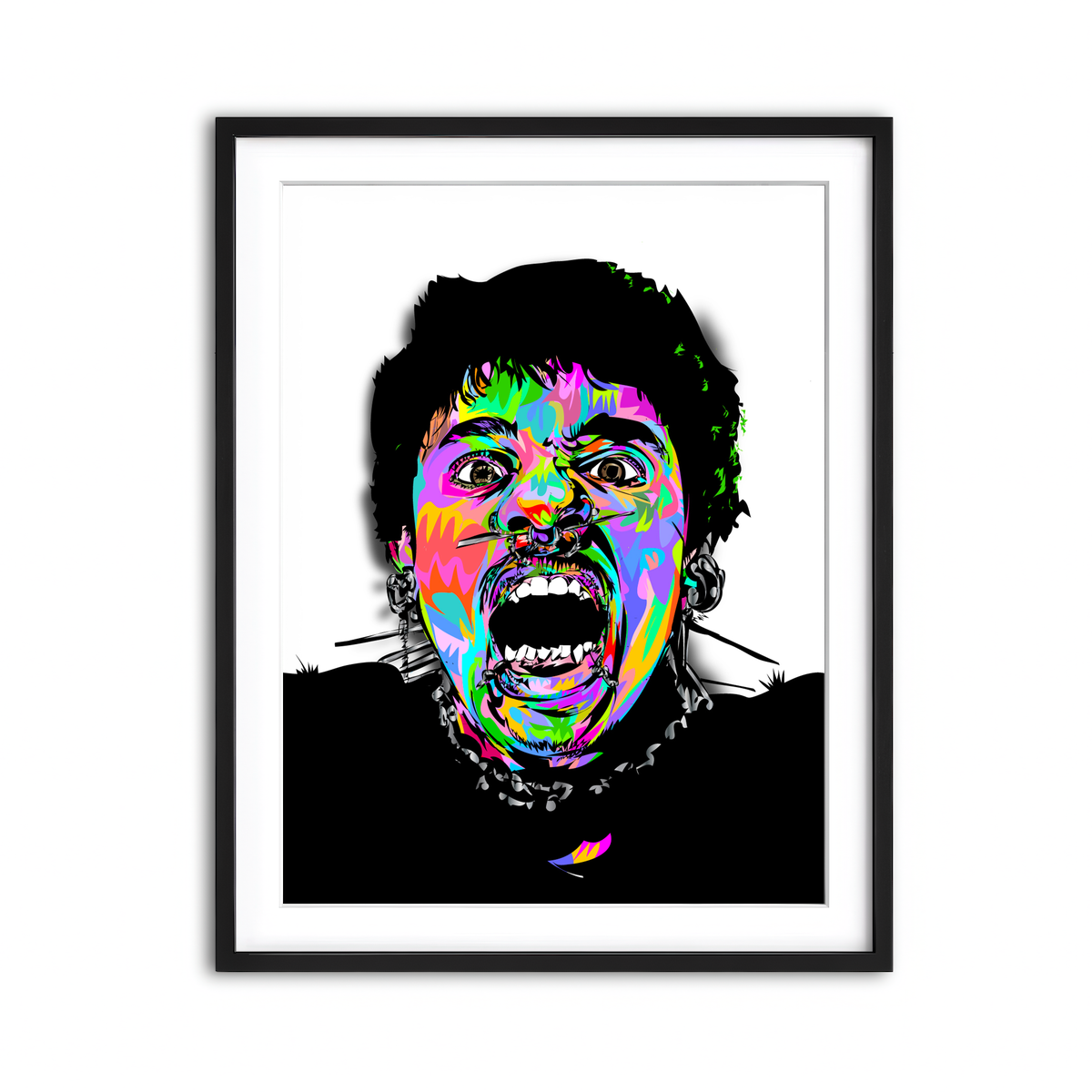 Framed Print 3x4 Black