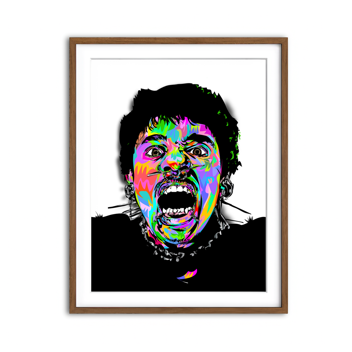 Framed Print 3x4 Walnut