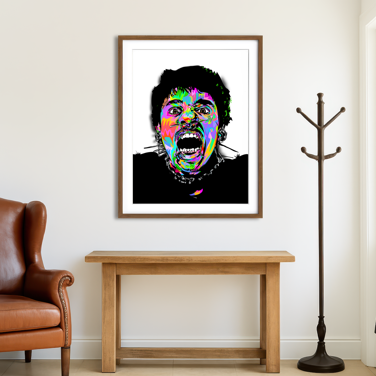 AUTO-MOCKUP ROOM | Teezo Touchdown Wall Art