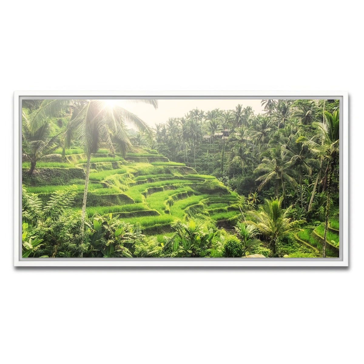 AUTO-MOCKUP WHITE | Tegallalang | 1 Piece | White Framed Canvas | group=2x1