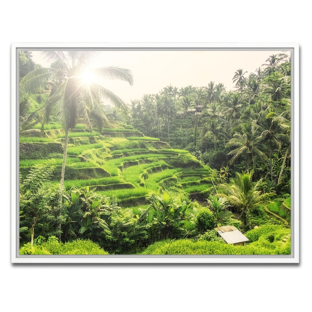 AUTO-MOCKUP WHITE | Tegallalang | 1 Piece | White Framed Canvas | group=4x3