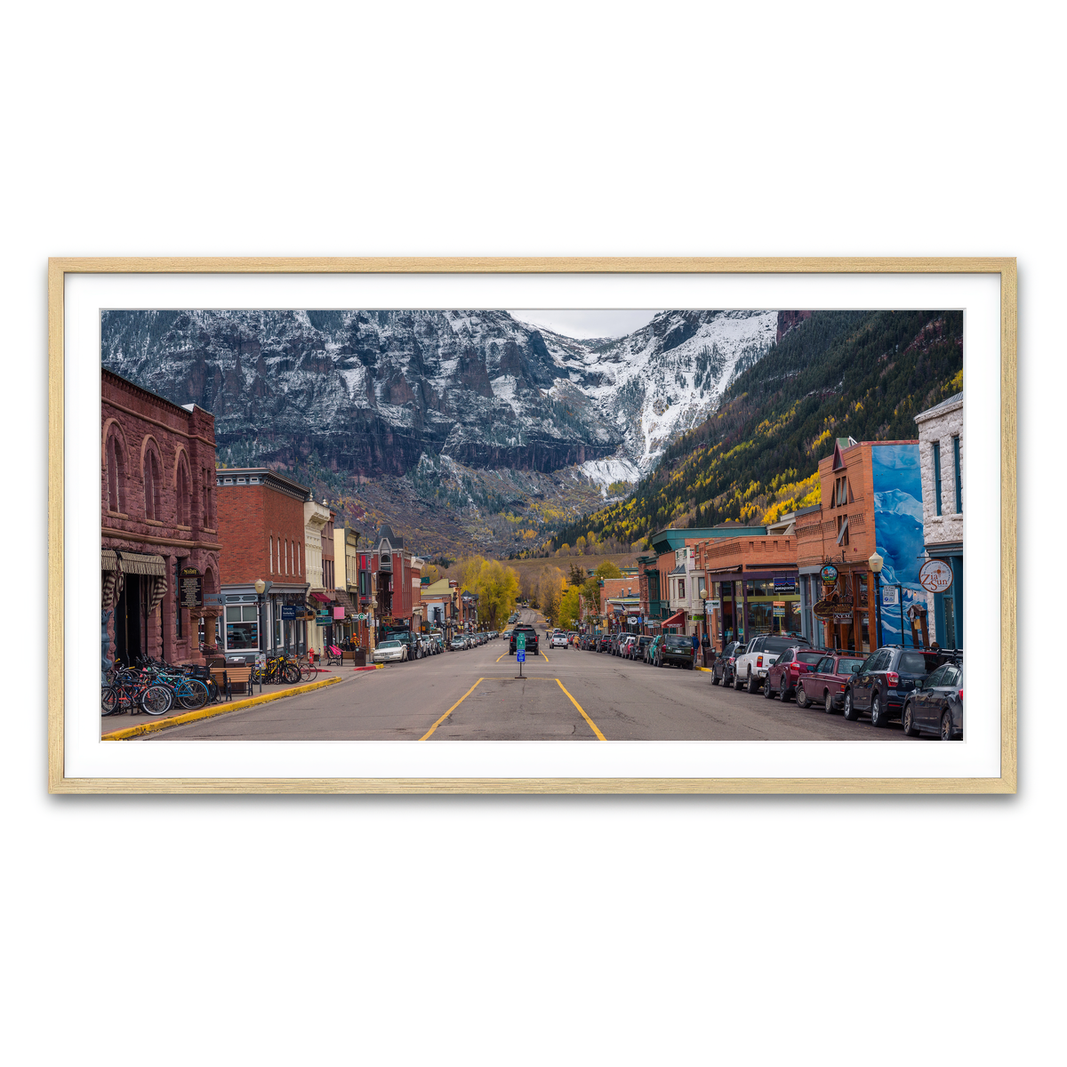 Framed Print 2x1 Natural