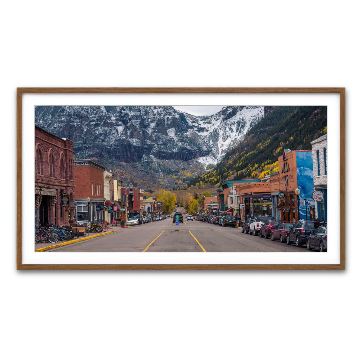 Framed Print 2x1 Walnut