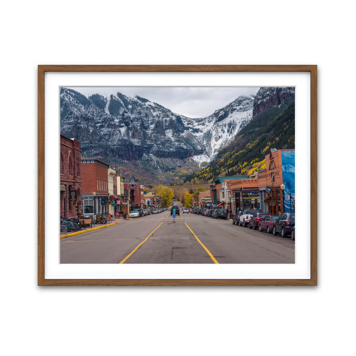 Framed Print 4x3 Walnut