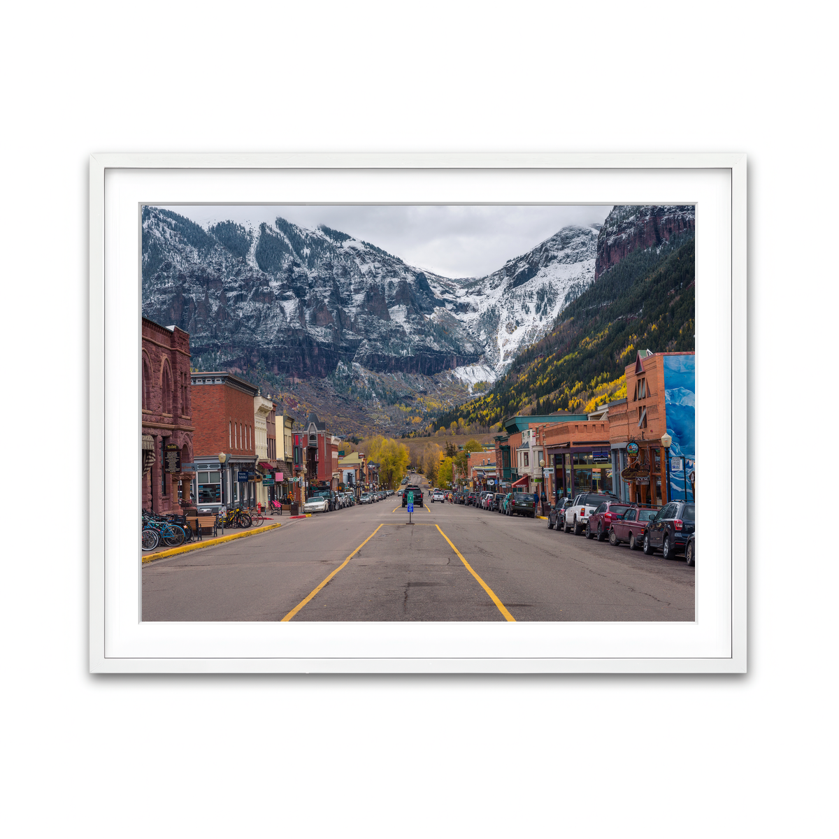 Framed Print 4x3 White