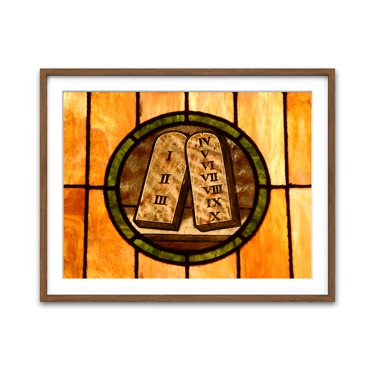 Framed Print 4x3 Walnut