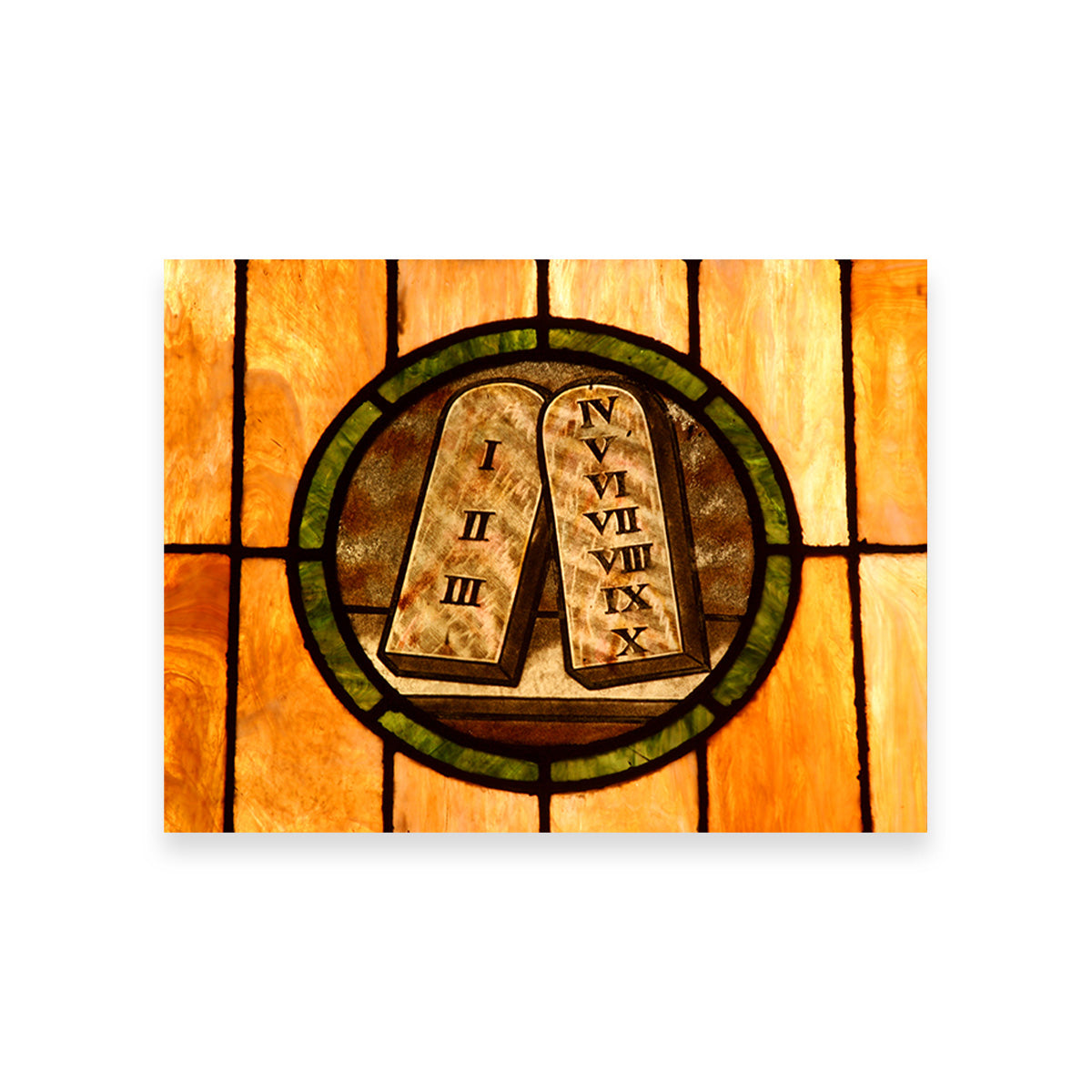 Ten Commandments Crystal Art Wall Art