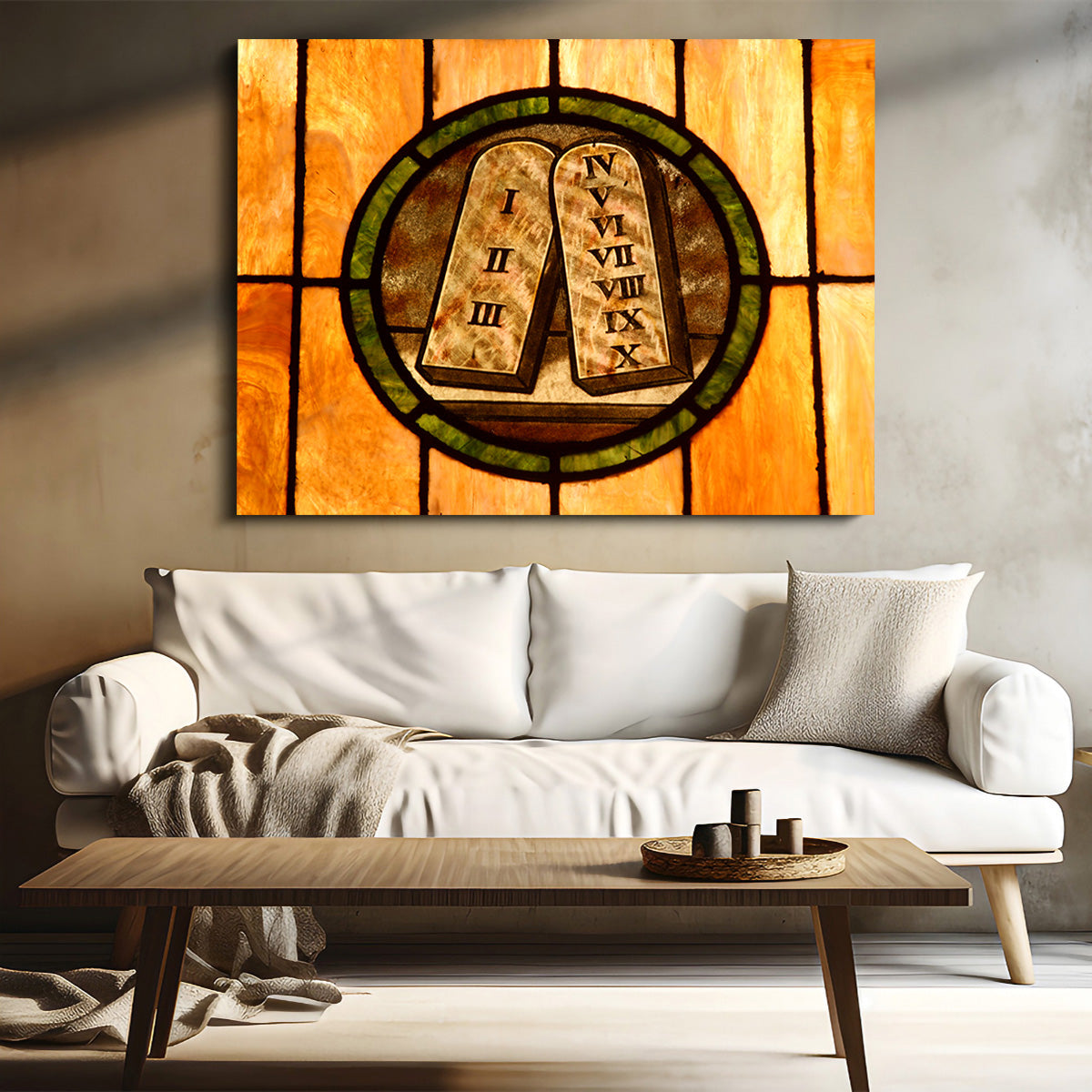 Ten Commandments Crystal Art Wall Art