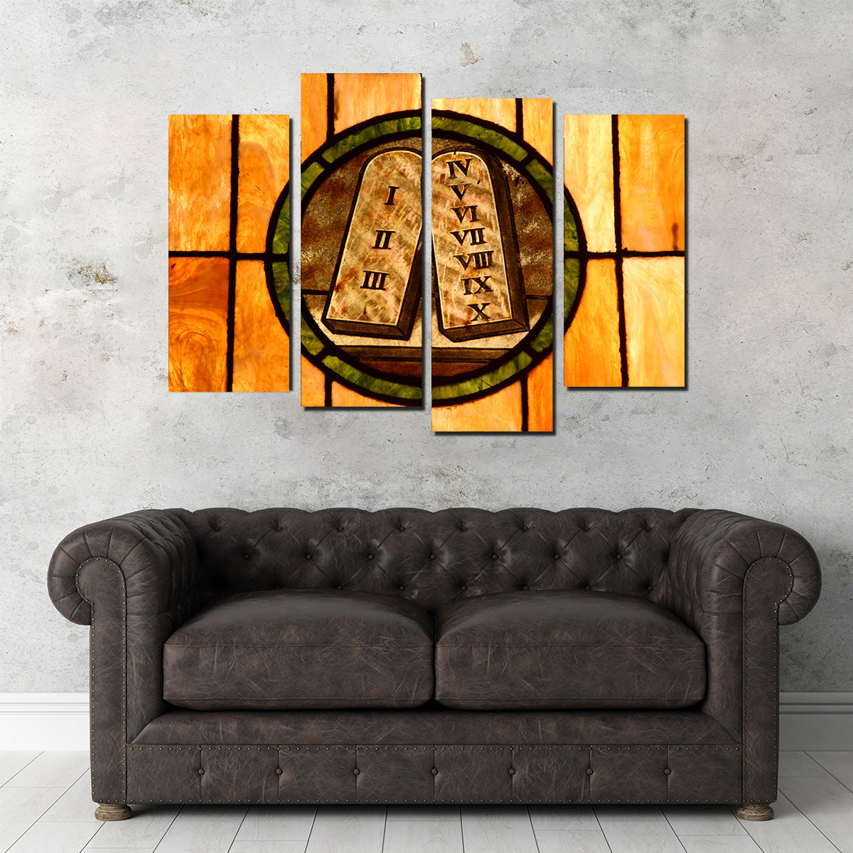Ten Commandments Crystal Art Wall Art