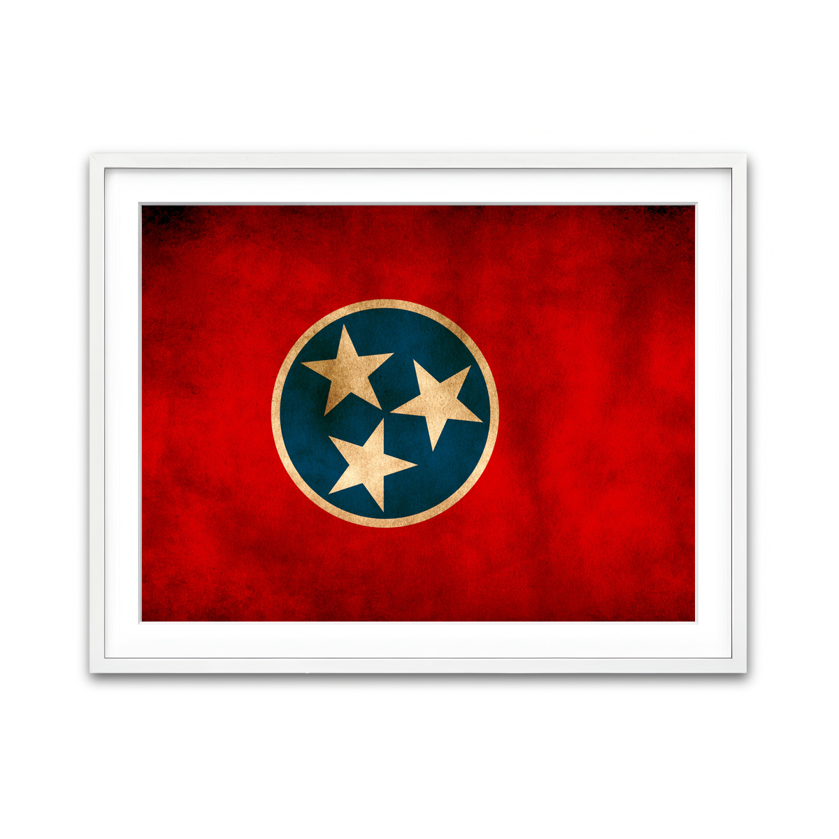 Framed Print 4x3 White