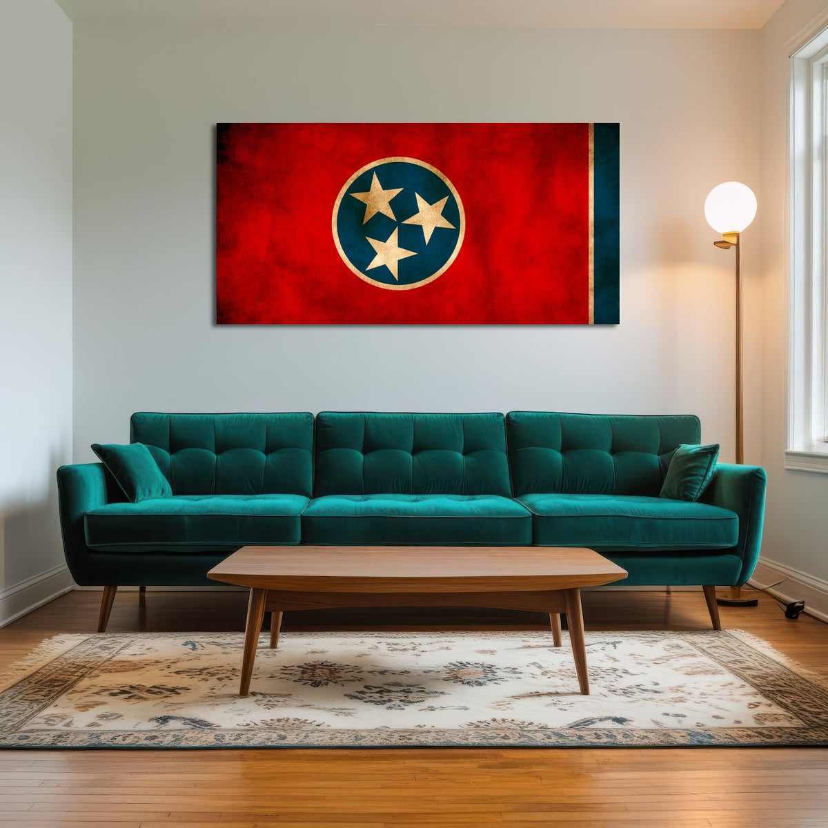 AUTO-MOCKUP ROOM | Tennessee Flag Grunge