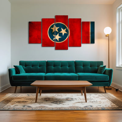 AUTO-MOCKUP ROOM | Tennessee Flag Grunge