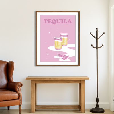 AUTO-MOCKUP ROOM | Tequila For Two Wall Art
