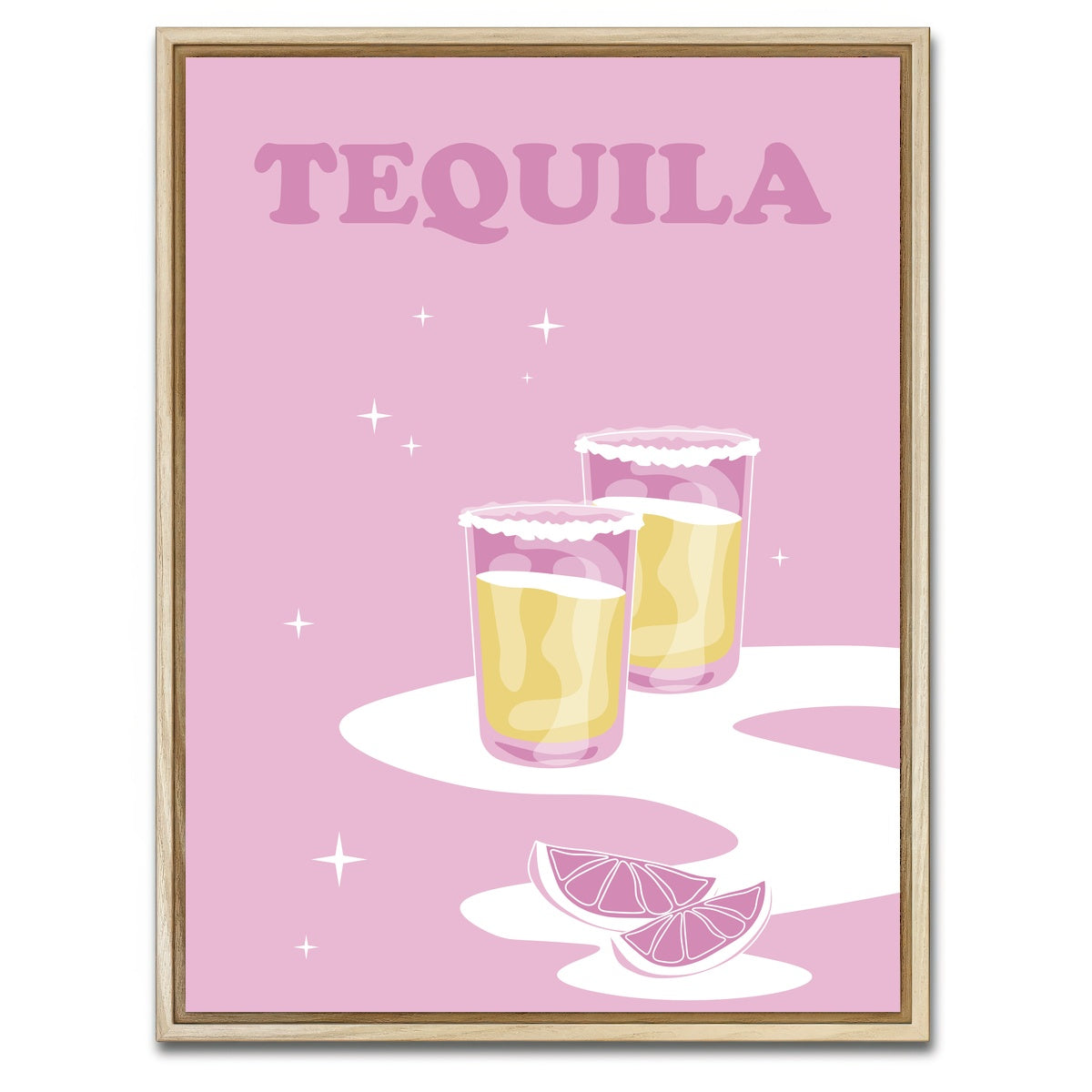 AUTO-MOCKUP WHITE | Tequila For Two | 1 Piece | Natural Framed Canvas | group=3x4