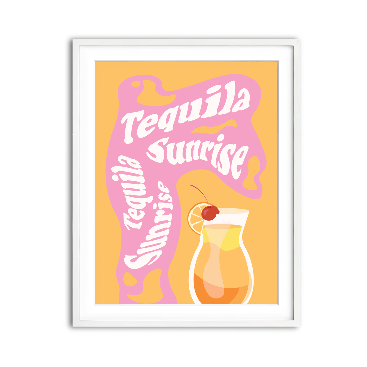 Framed Print 3x4 White