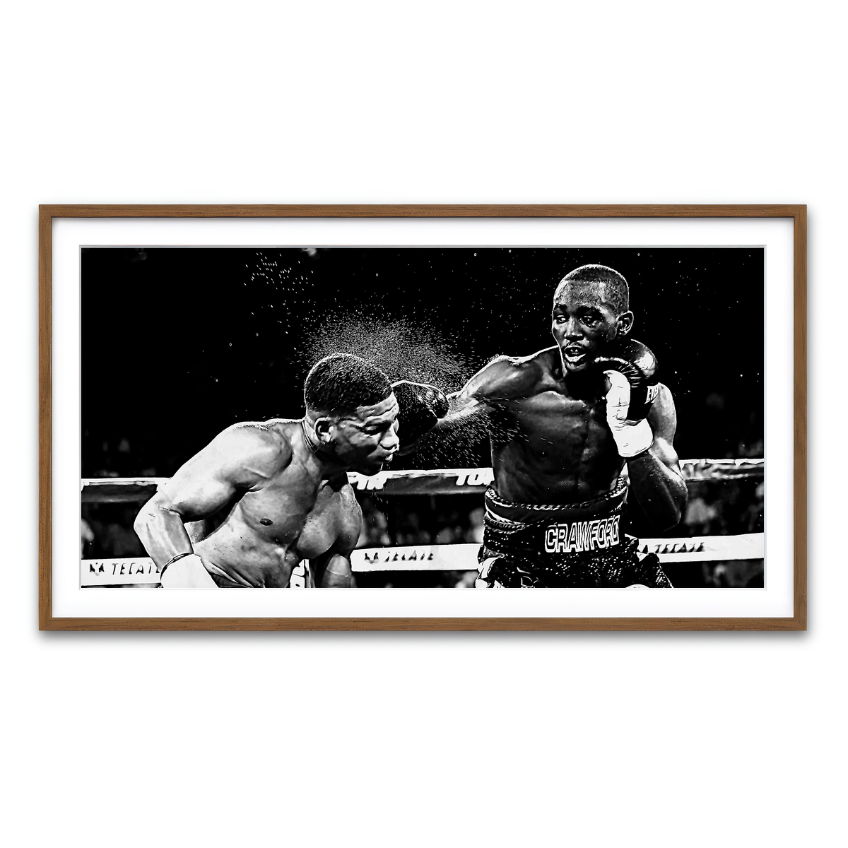 Framed Print 2x1 Walnut