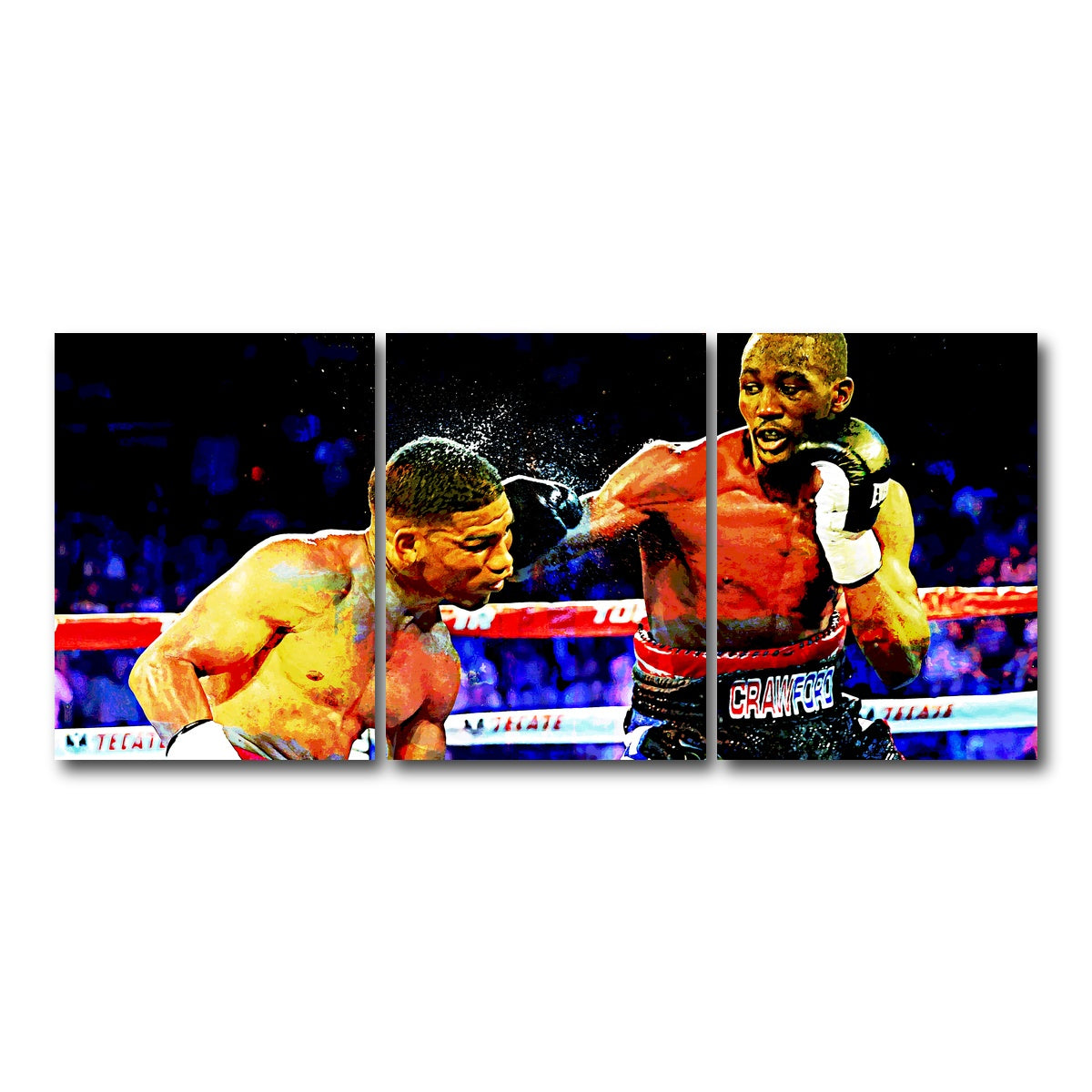 AUTO-MOCKUP WHITE | Terence Crawford | 3 Piece | Gallery Wrap Canvas | group=18x24