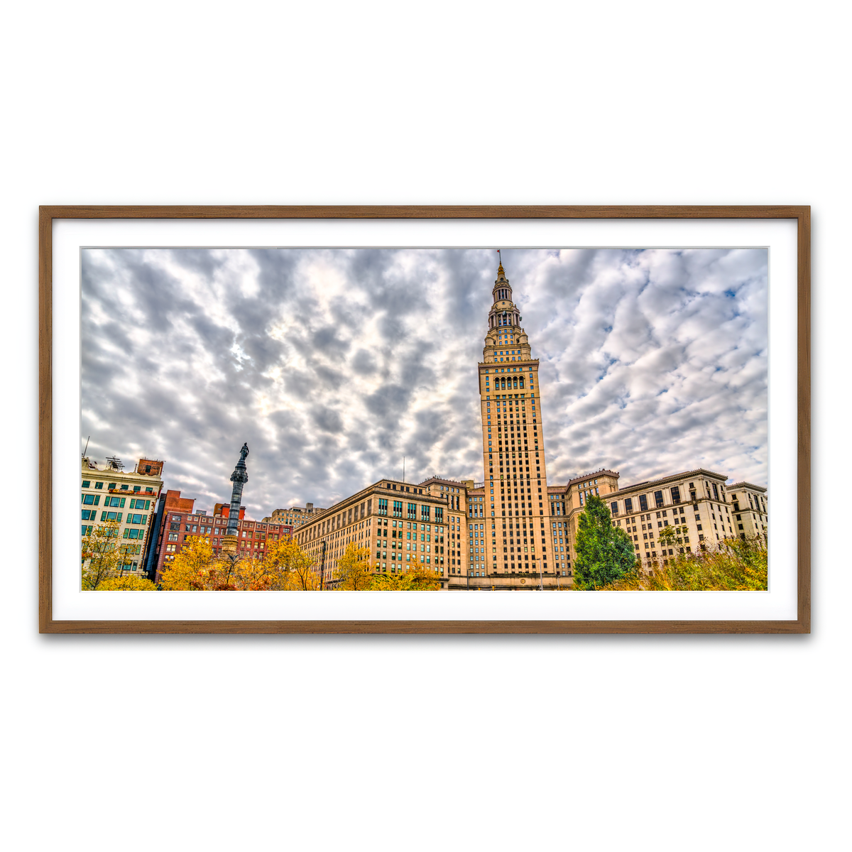 Framed Print 2x1 Walnut