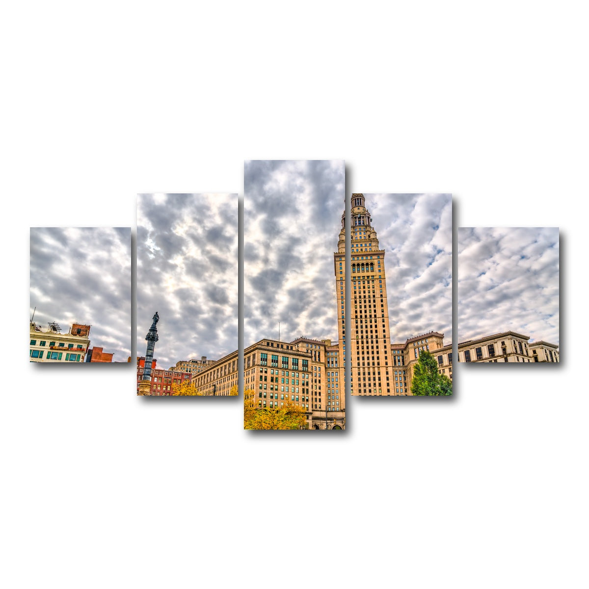 AUTO-MOCKUP WHITE | Terminal Tower | 5 Piece | Gallery Wrap Canvas | group=5_short