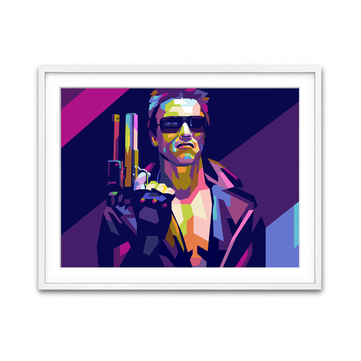 Framed Print 4x3 White