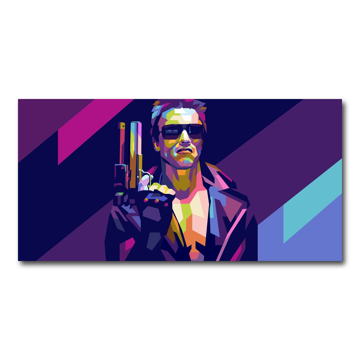 AUTO-MOCKUP WHITE | Terminator Arnold | 1 Piece | Gallery Wrap Canvas | group=2x1