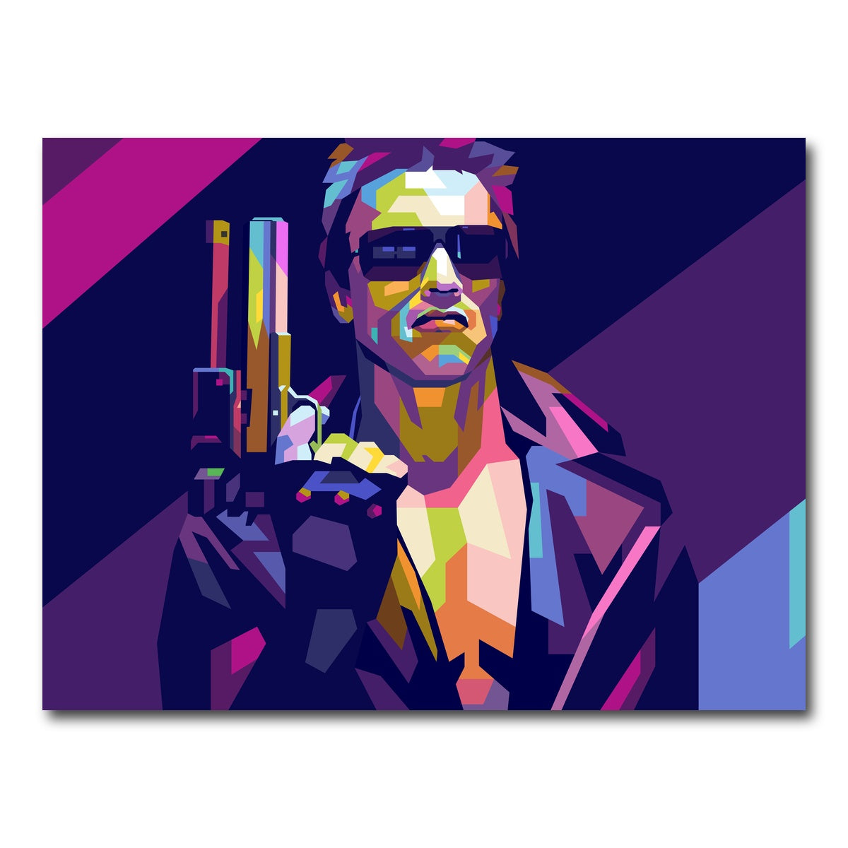 AUTO-MOCKUP WHITE | Terminator Arnold | 1 Piece | Gallery Wrap Canvas | group=4x3