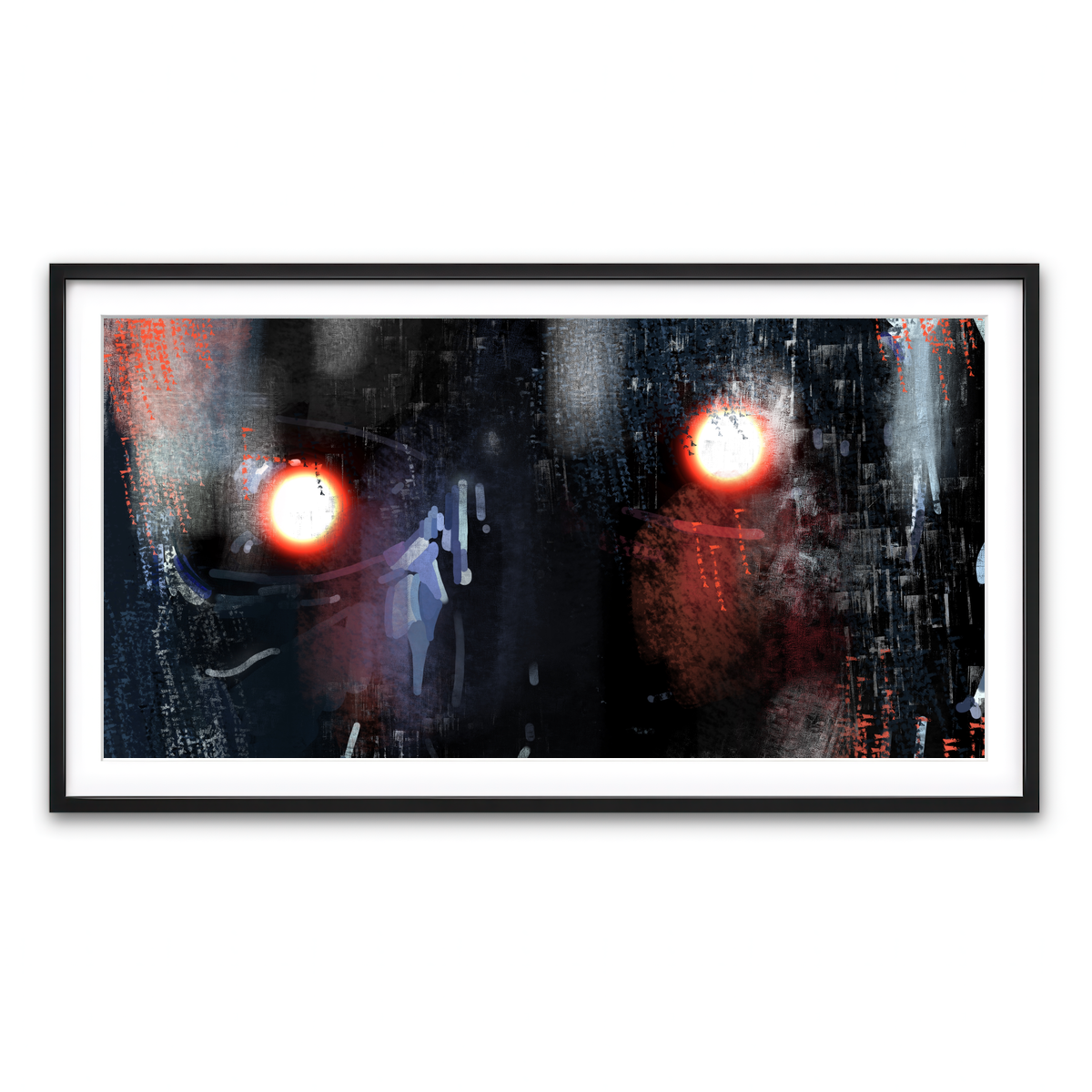 Framed Print 2x1 Black