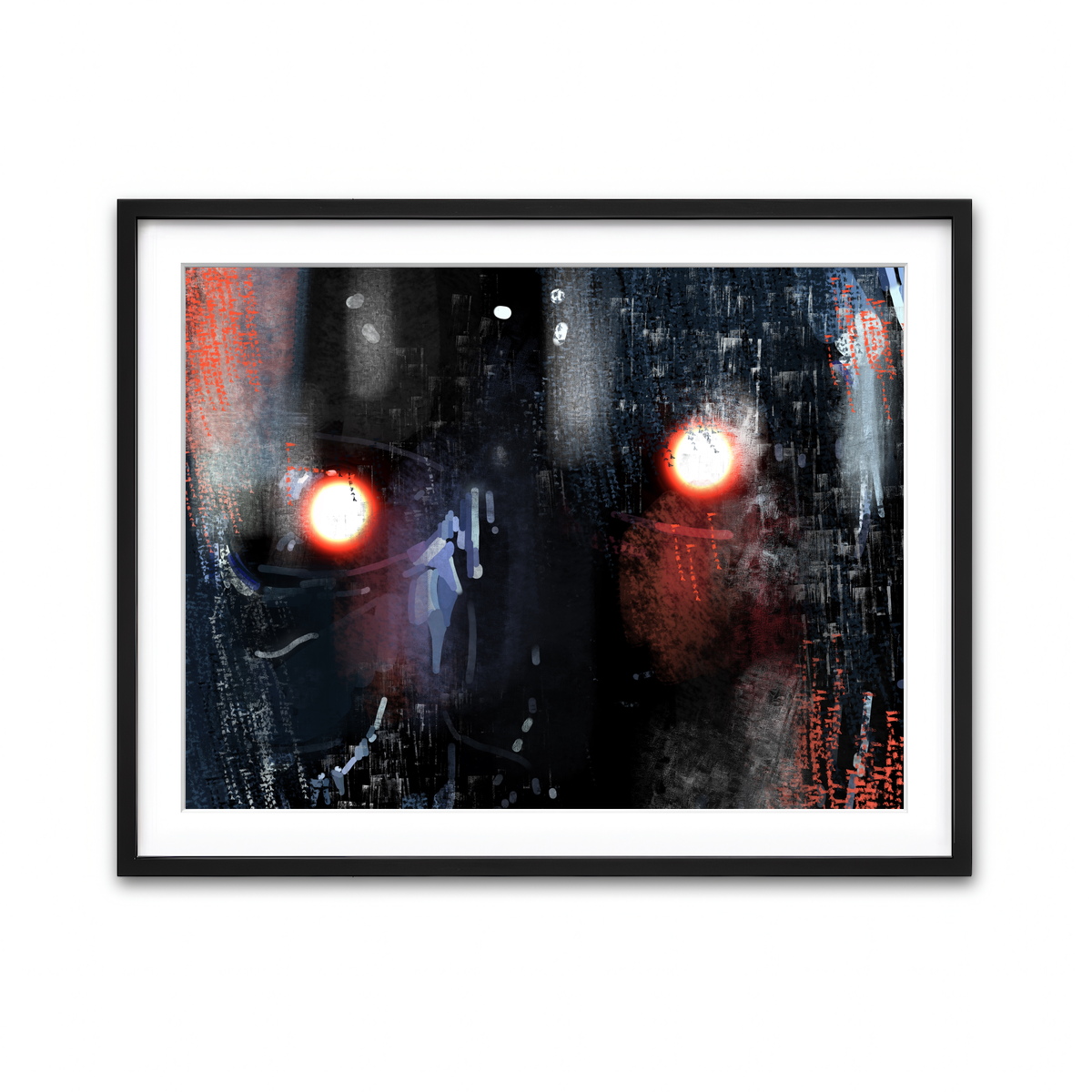 Framed Print 4x3 Black