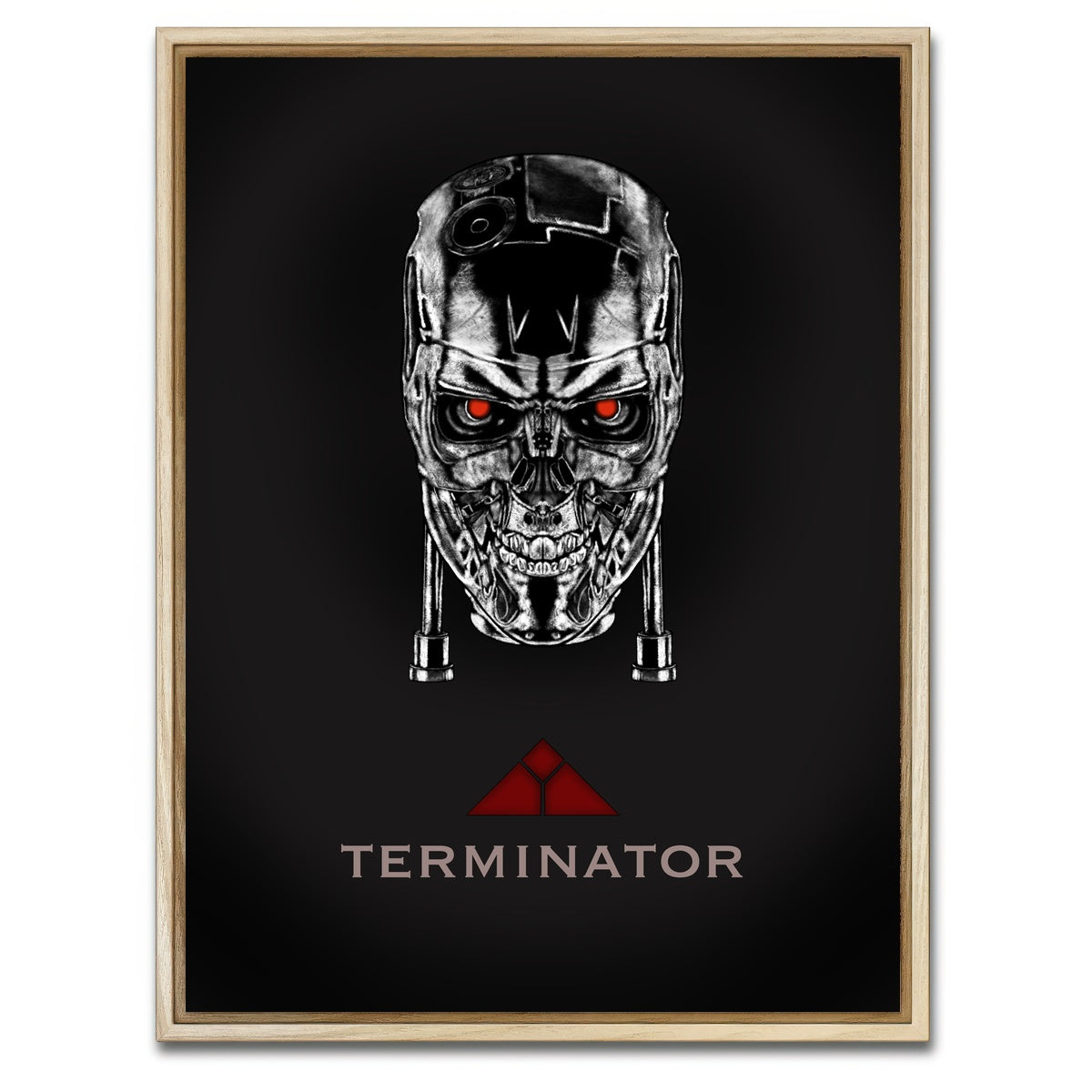 AUTO-MOCKUP WHITE | Terminator | 1 Piece | Natural Framed Canvas | group=3x4