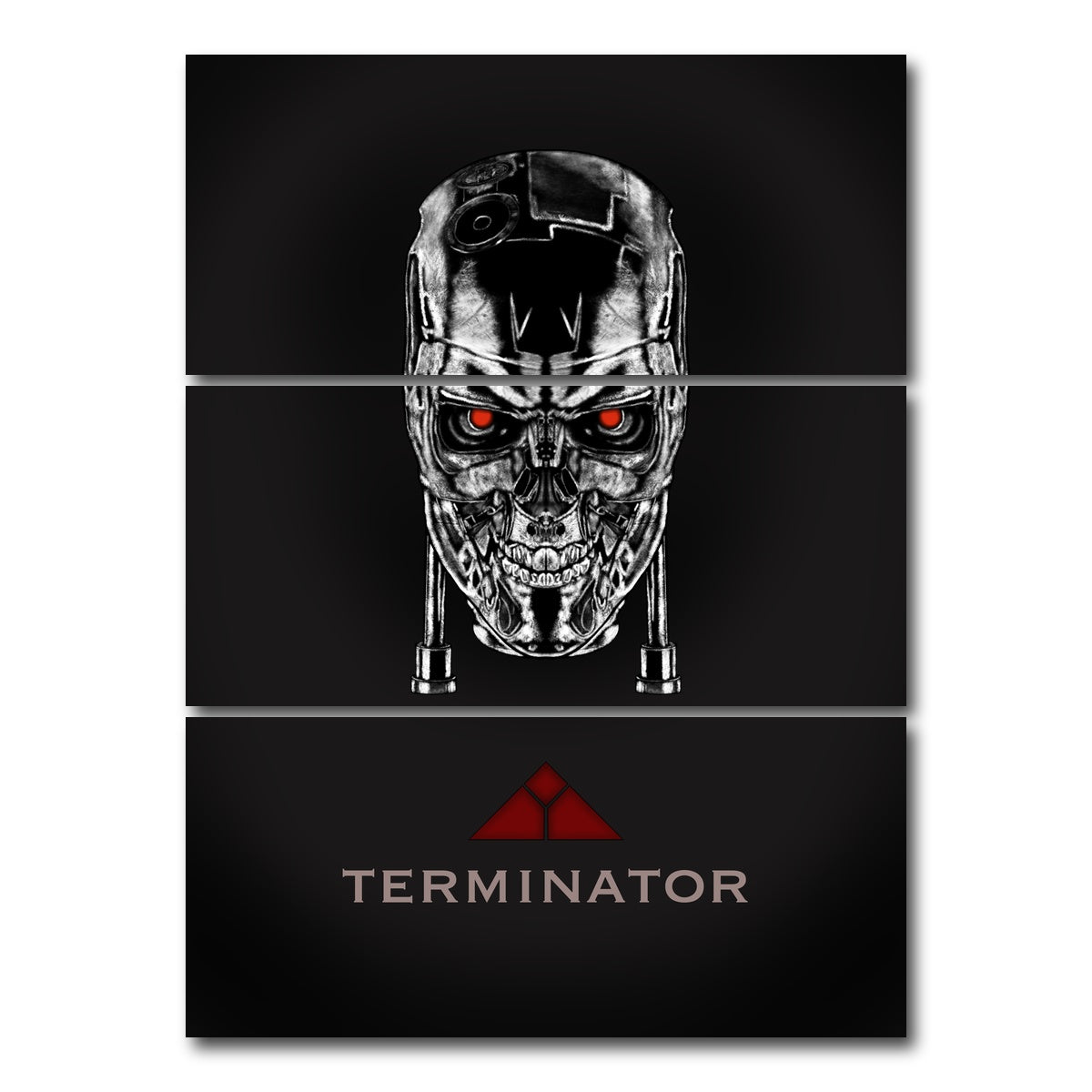 AUTO-MOCKUP WHITE | Terminator | 3 Piece | Gallery Wrap Canvas | group=8x18_stacked
