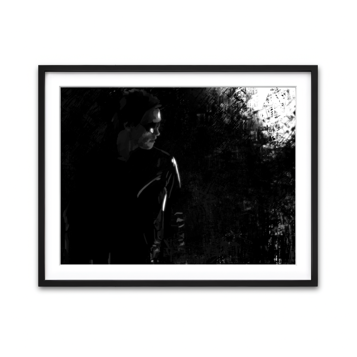 Framed Print 4x3 Black