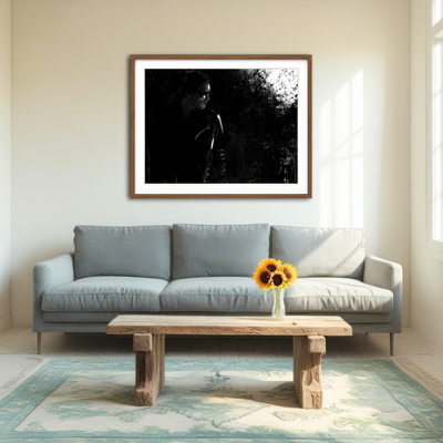 AUTO-MOCKUP ROOM | Terminator in the Shadows Wall Art