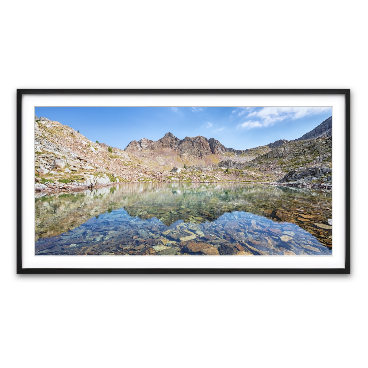 Framed Print 2x1 Black