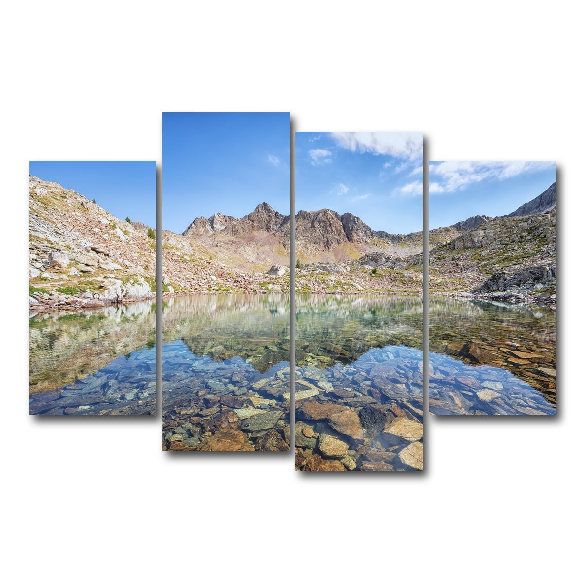 AUTO-MOCKUP WHITE | Terre Rouge | 4 Piece | Gallery Wrap Canvas | group=4_short