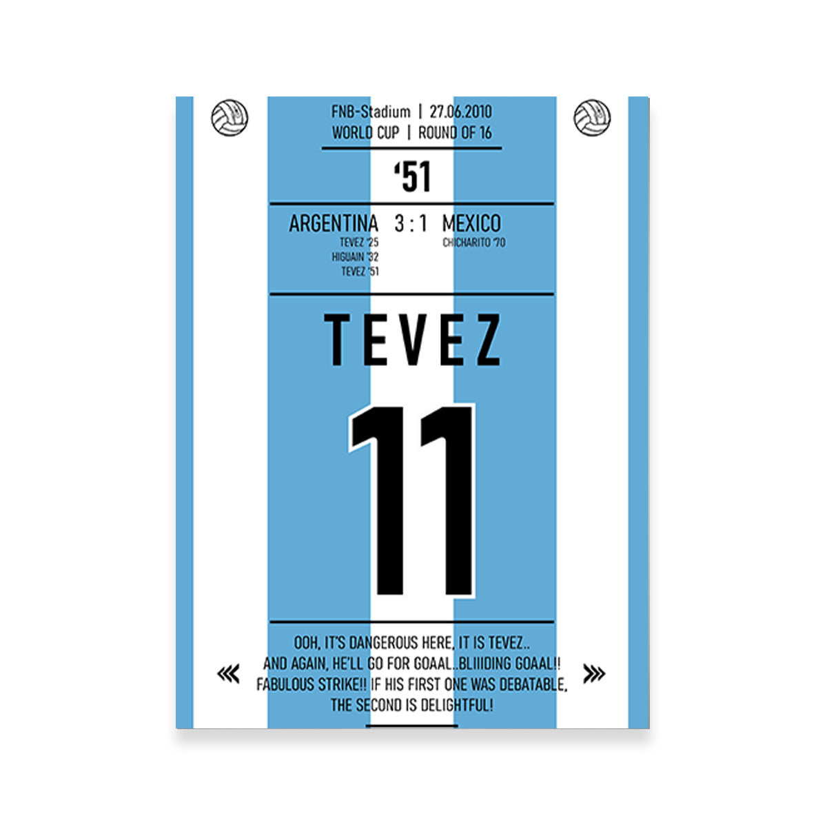Tevez Wall Art