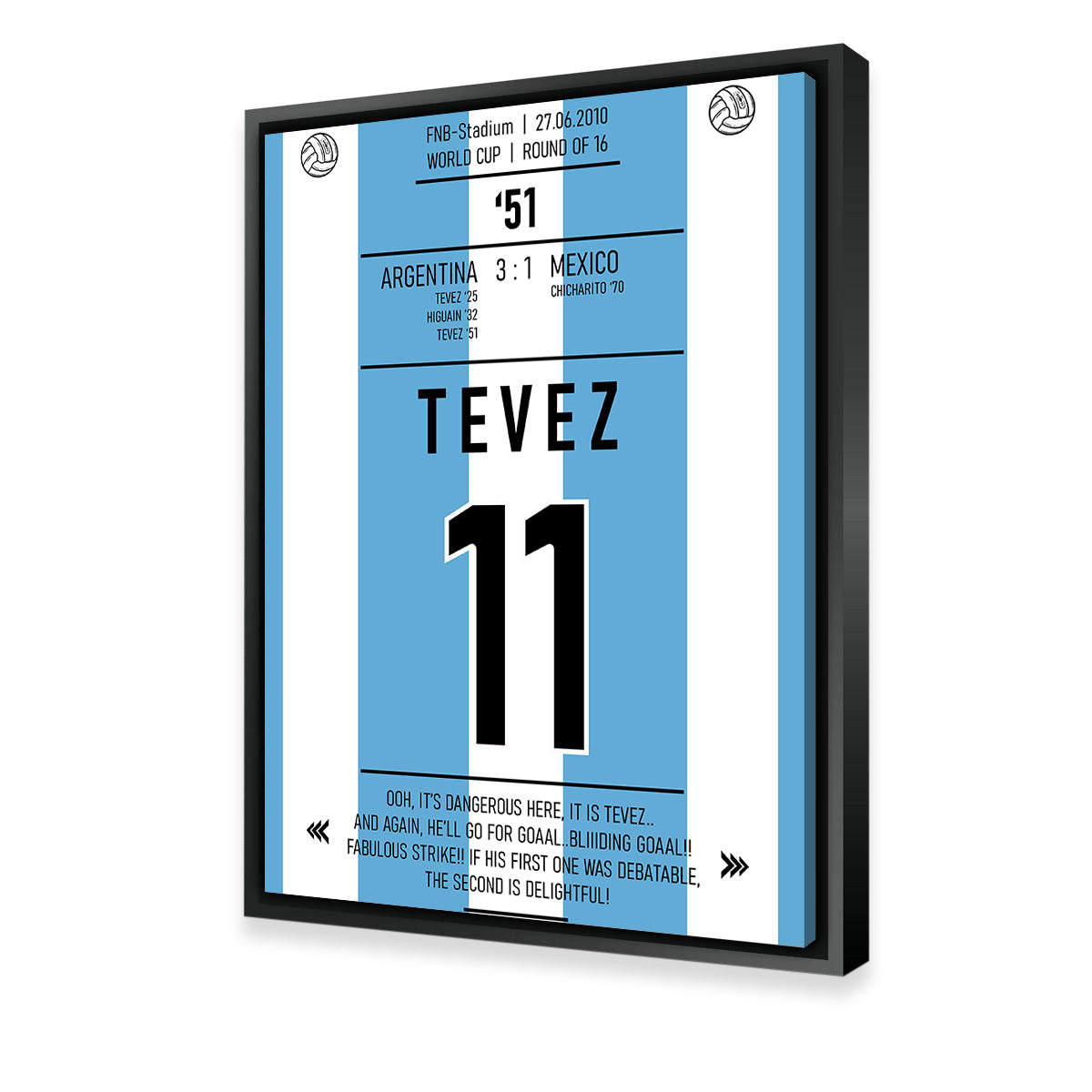Tevez Wall Art