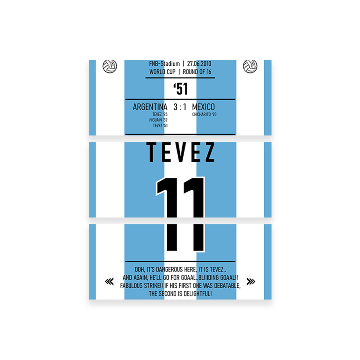 Tevez Wall Art