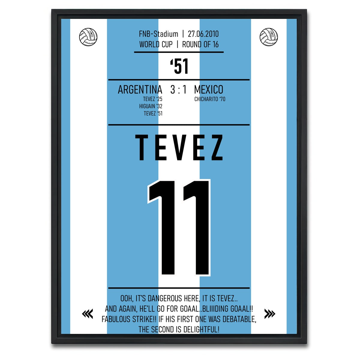 AUTO-MOCKUP WHITE | Tevez | 1 Piece | Black Framed Canvas | group=3x4