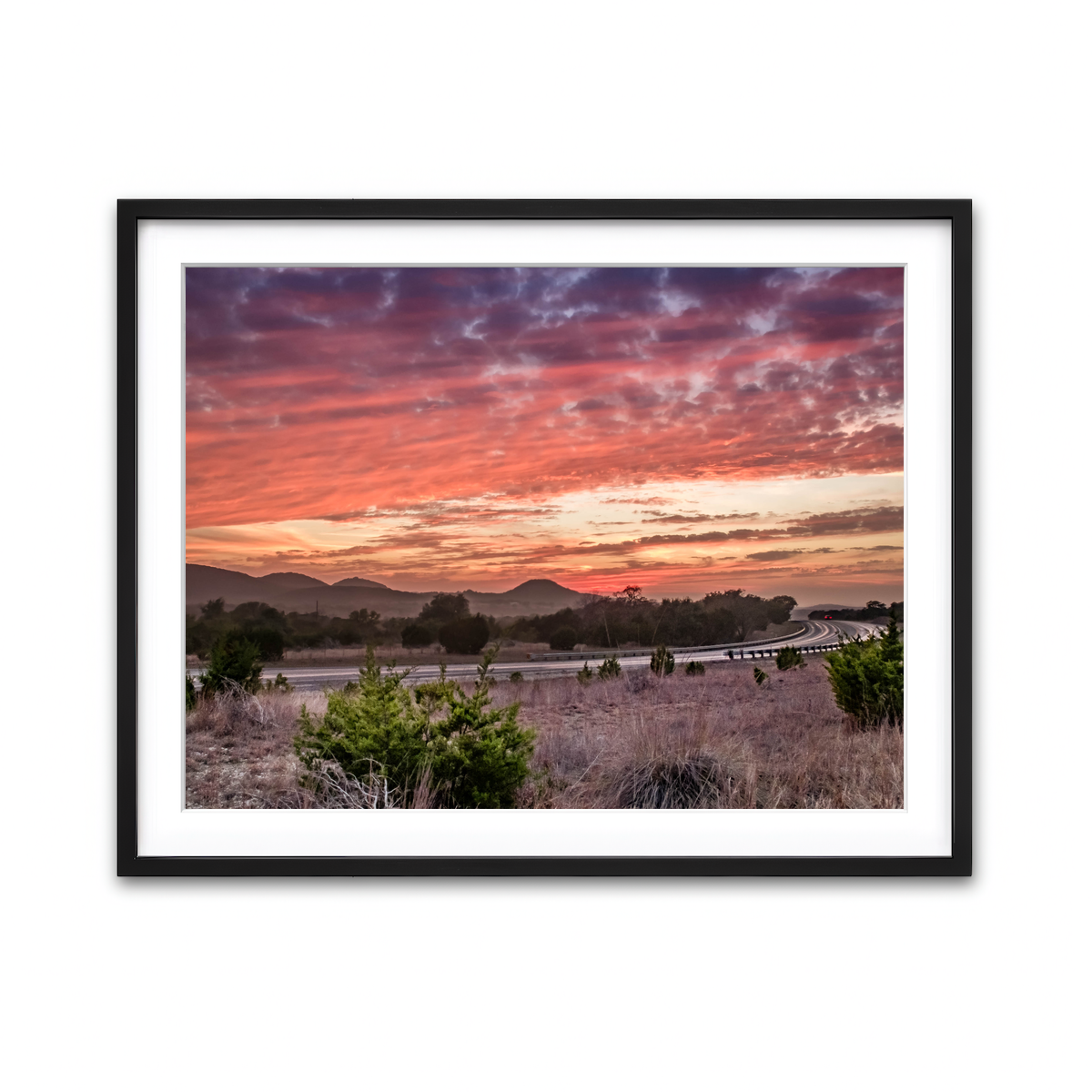 Framed Print 4x3 Black