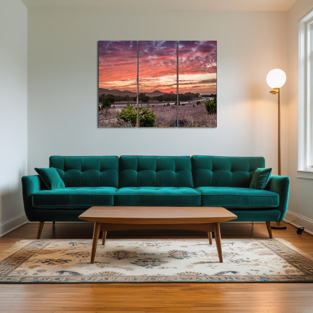 AUTO-MOCKUP ROOM | Texas Hill Country sunset