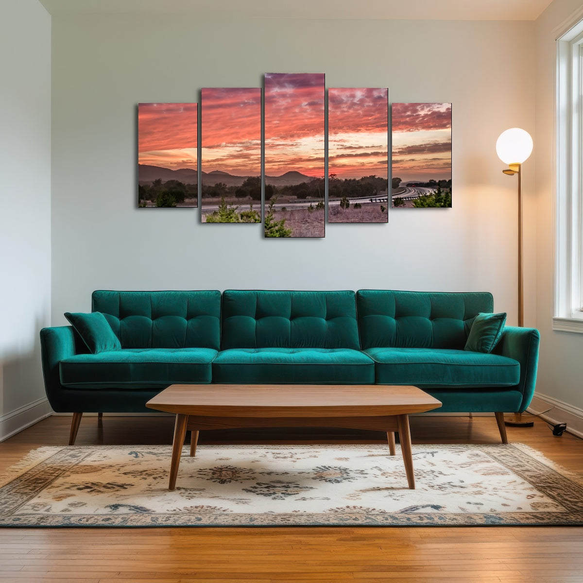 AUTO-MOCKUP ROOM | Texas Hill Country sunset