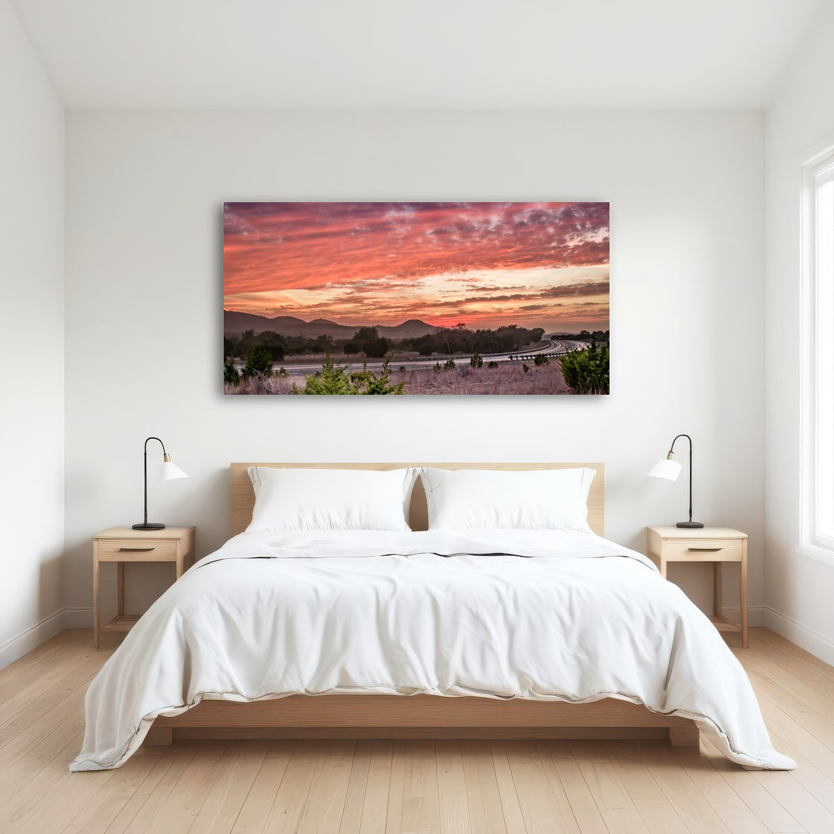 AUTO-MOCKUP ROOM | Texas Hill Country sunset