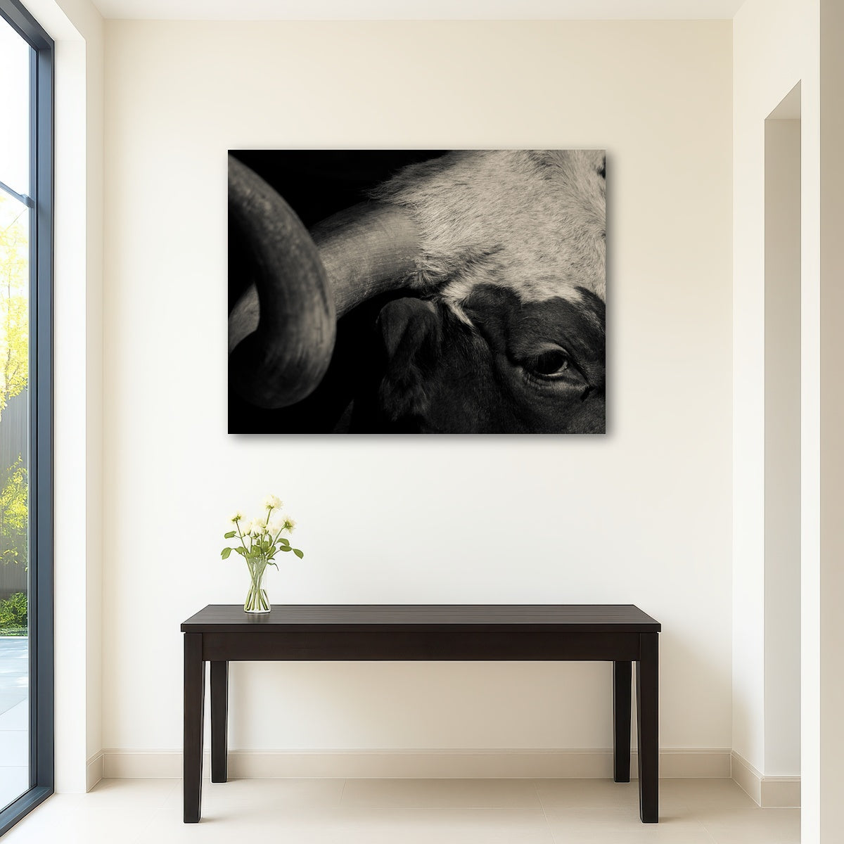 AUTO-MOCKUP ROOM | Texas Longhorn cow