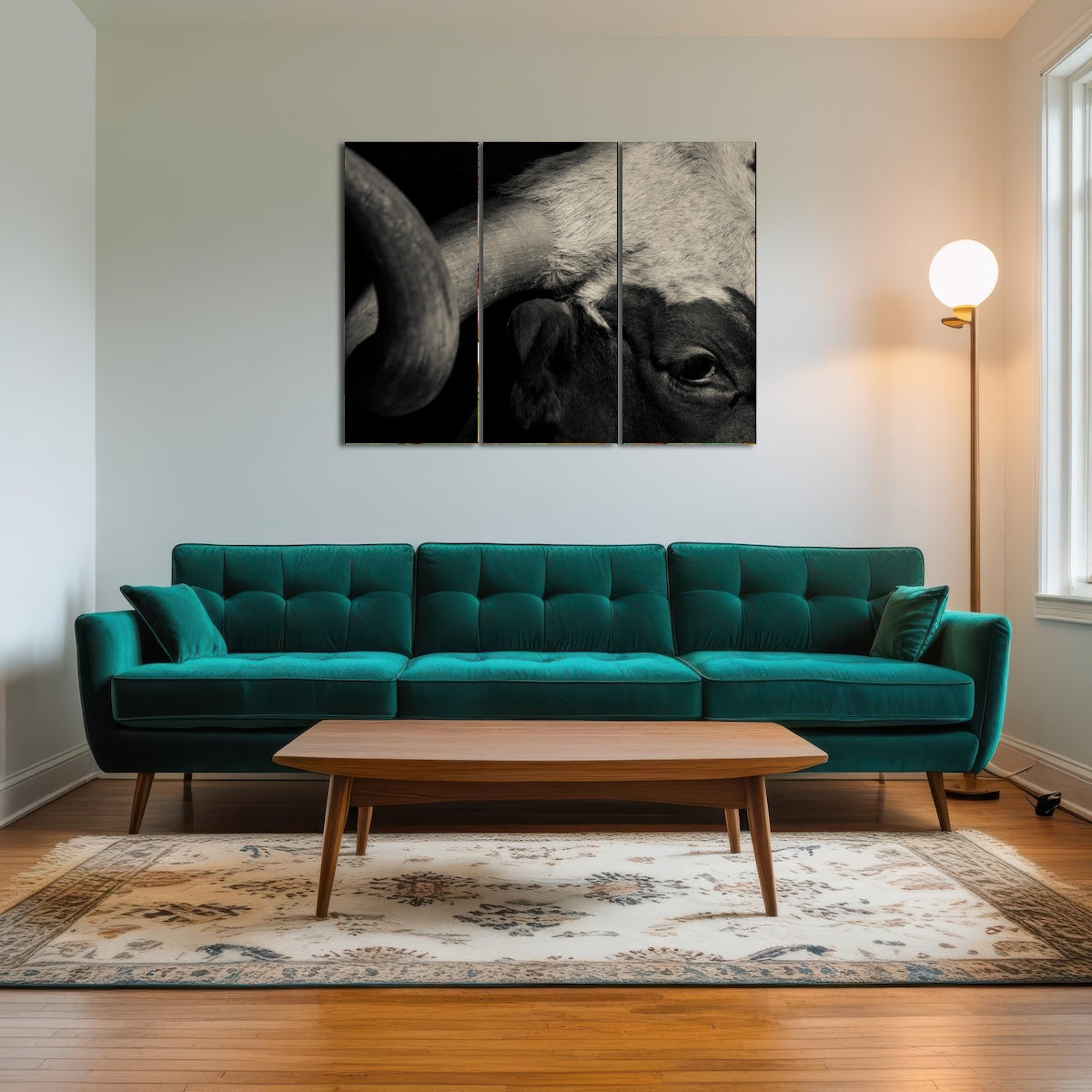 AUTO-MOCKUP ROOM | Texas Longhorn cow