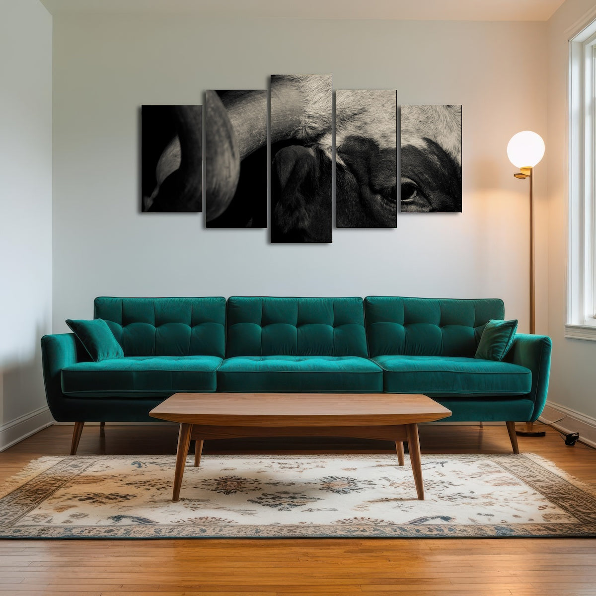 AUTO-MOCKUP ROOM | Texas Longhorn cow