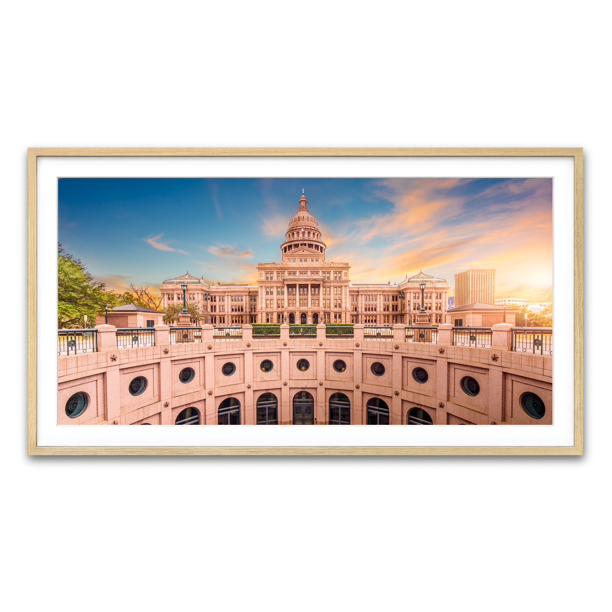 Framed Print 2x1 Natural