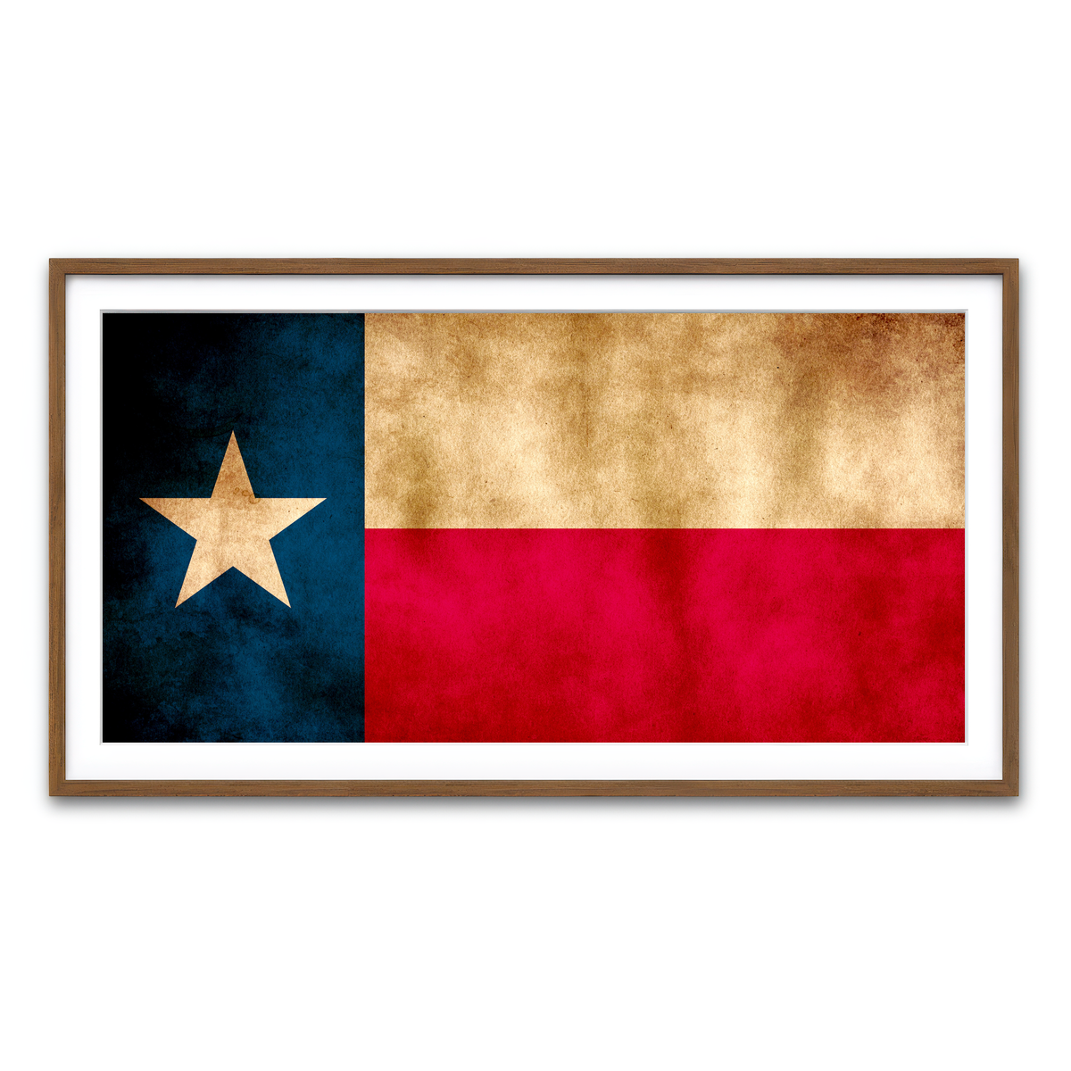 Framed Print 2x1 Walnut