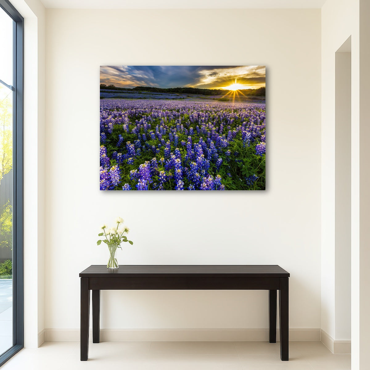 AUTO-MOCKUP ROOM | Texas bluebonnet field Muleshoe Bend