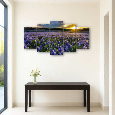 AUTO-MOCKUP ROOM | Texas bluebonnet field Muleshoe Bend